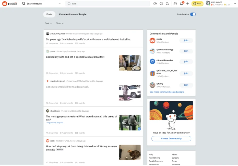 [Screenshot: A subreddit page with the &ldquo;Top&rdquo; sort selected and the time period dropdown showing &ldquo;This Month&rdquo; highlighted]