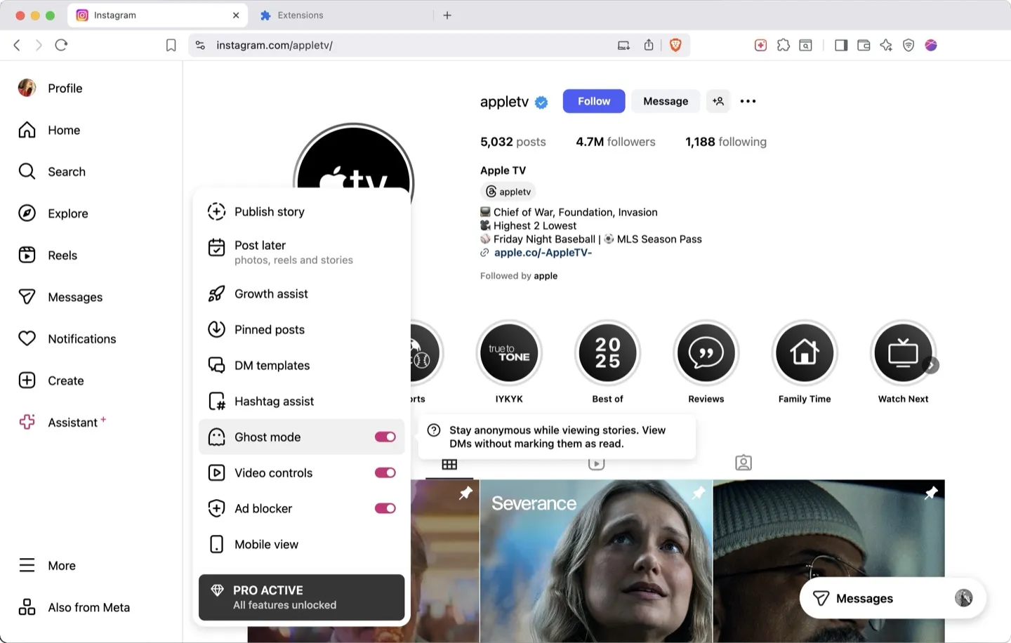 [Screenshot: Instagram search results showing the Tags tab with relevant hashtag results and post counts]