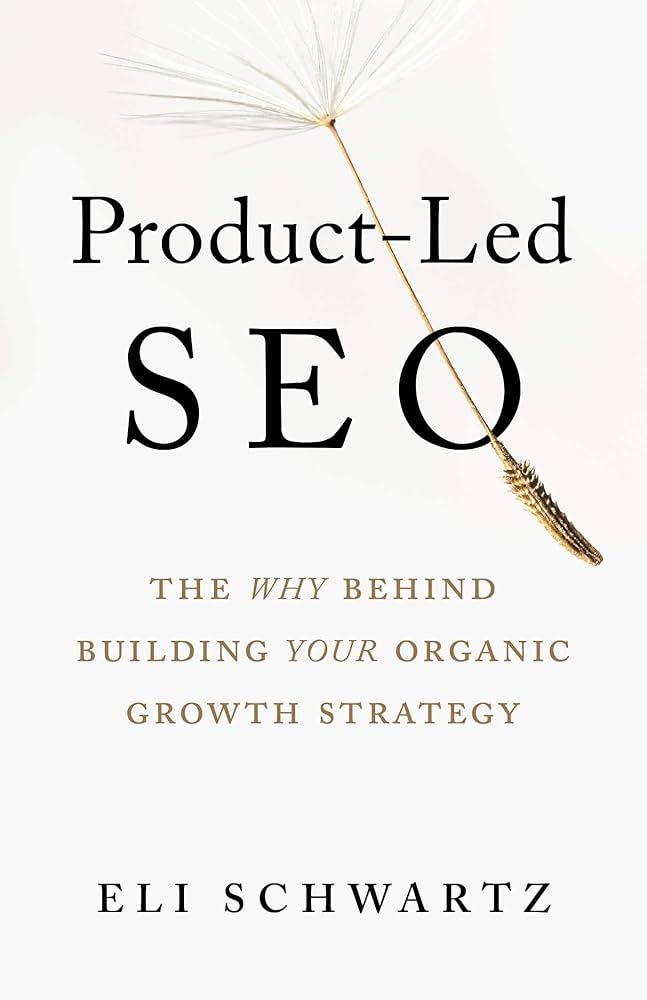 [Screenshot description: Cover of Product-Led SEO]
