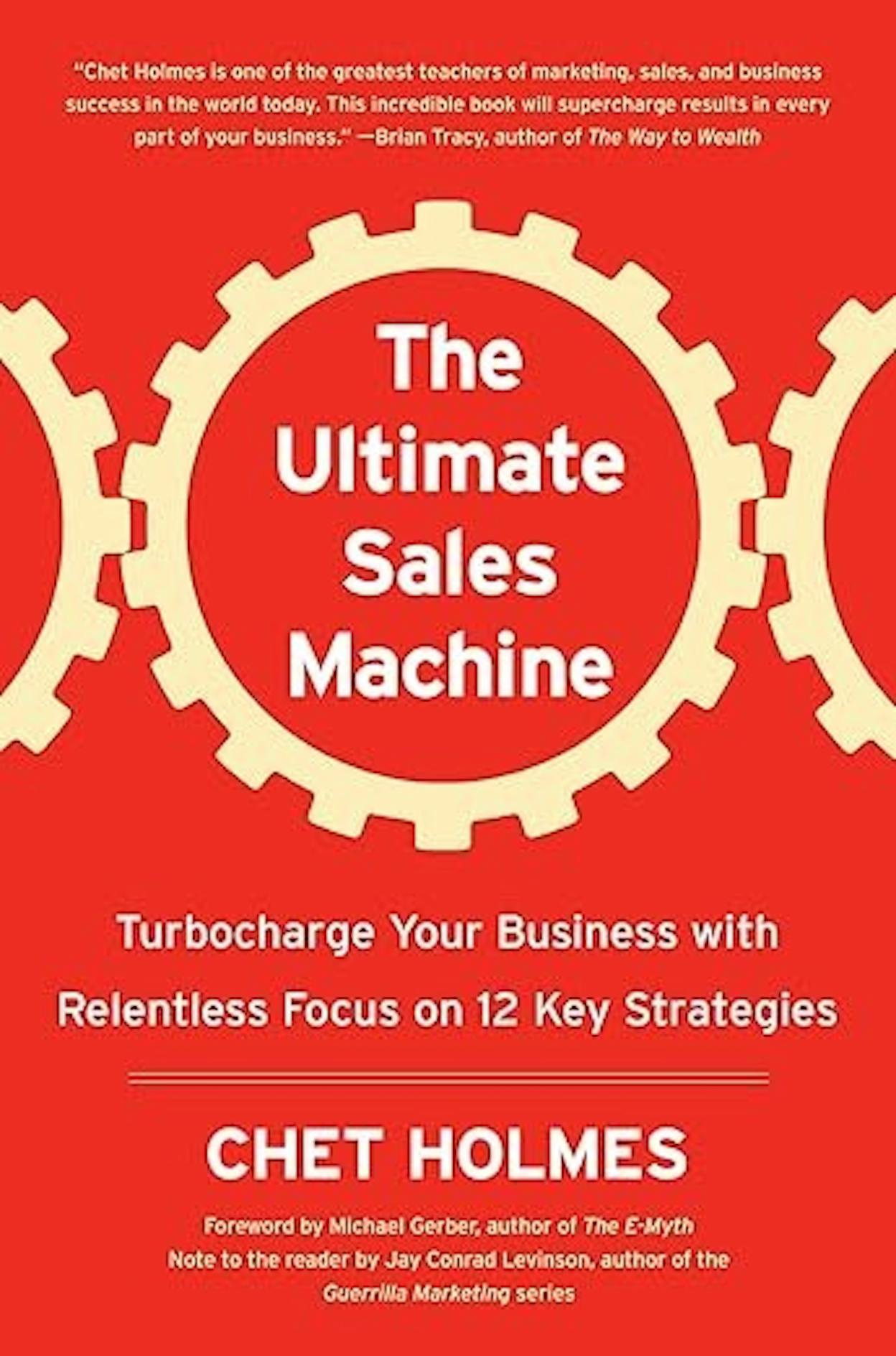 [Screenshot description: Cover of The Ultimate Sales Machine]