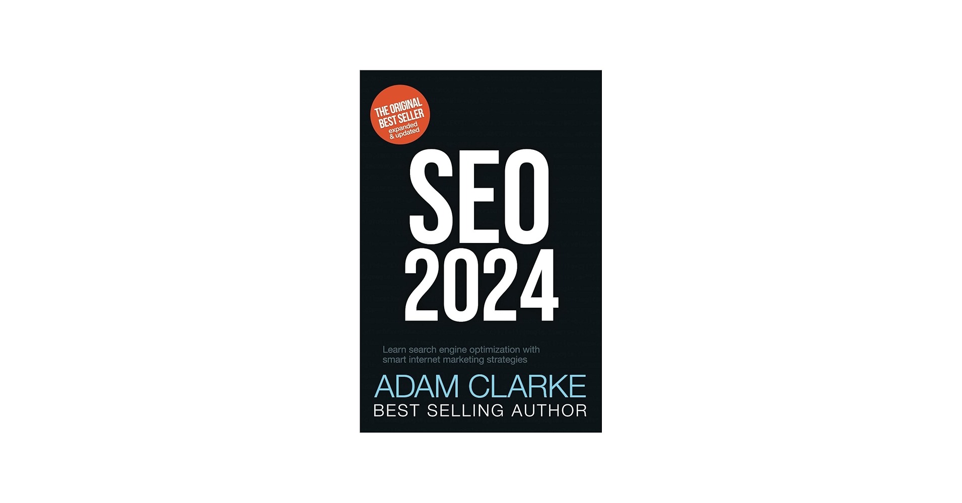 [Screenshot description: Cover of SEO 2024 by Adam Clarke]