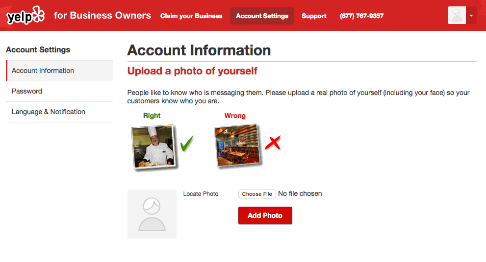 [Screenshot of a Yelp directory listing for a franchise location showing business name, rating, photos, and location details]