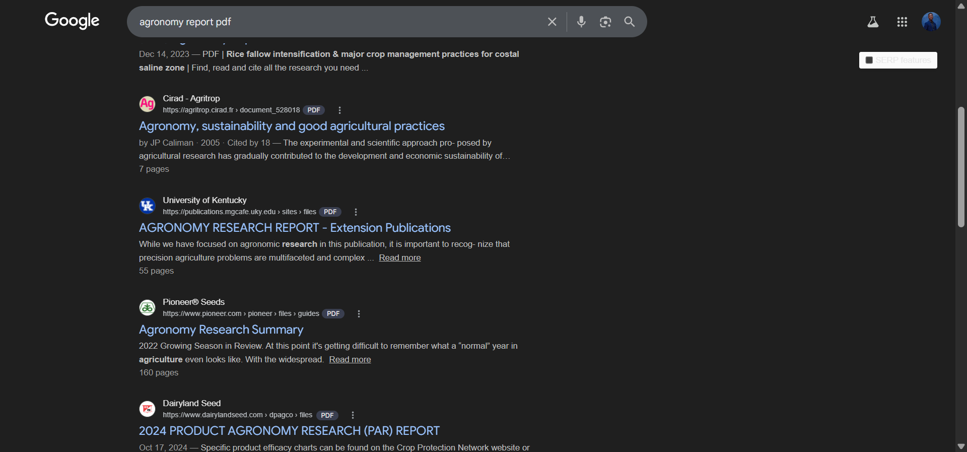 [Screenshot: Google SERP showing a result with the [PDF] label next to the title]