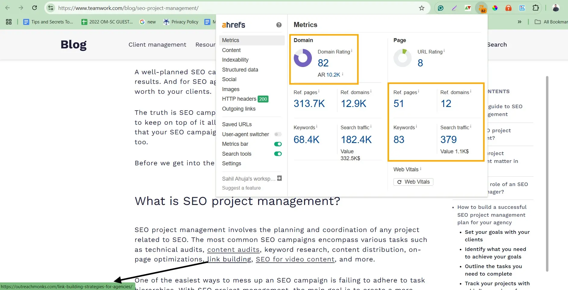 [Screenshot: An example of how links should legitimately be used in forums &mdash; a helpful answer that references a relevant resource]