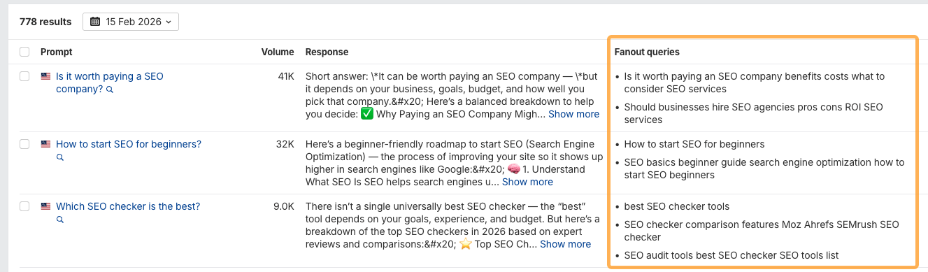 [Screenshot: Google&rsquo;s official blog post explaining query fan-out in Web Guide]