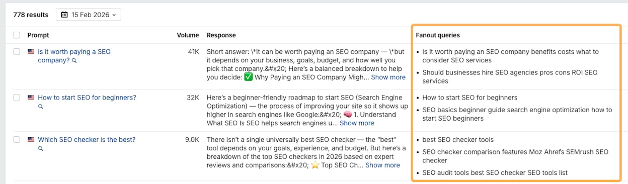 [Screenshot: Google&rsquo;s official blog post explaining query fan-out in Web Guide]