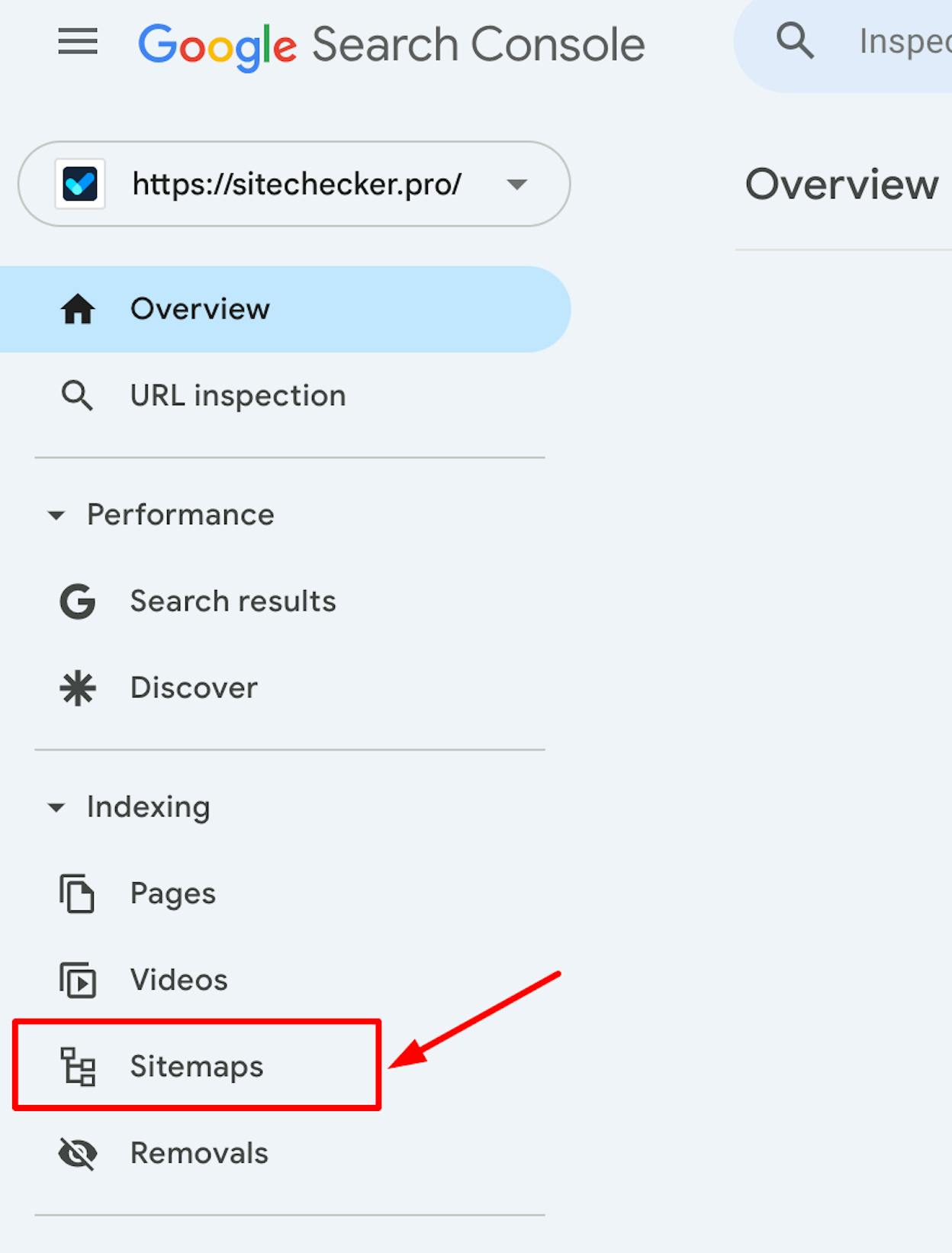 [Screenshot: Google Search Console Sitemaps page showing the sitemap URL input field with a submitted sitemap and its status showing &ldquo;Success&rdquo;]