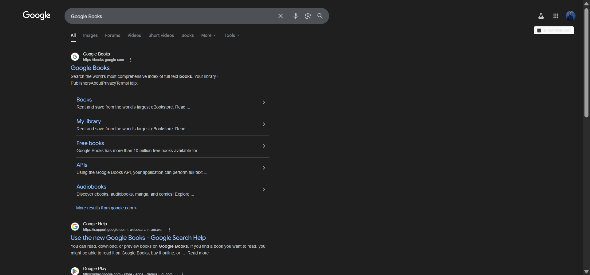 [Screenshot of Google Books search results showing a brand name mention with surrounding context]