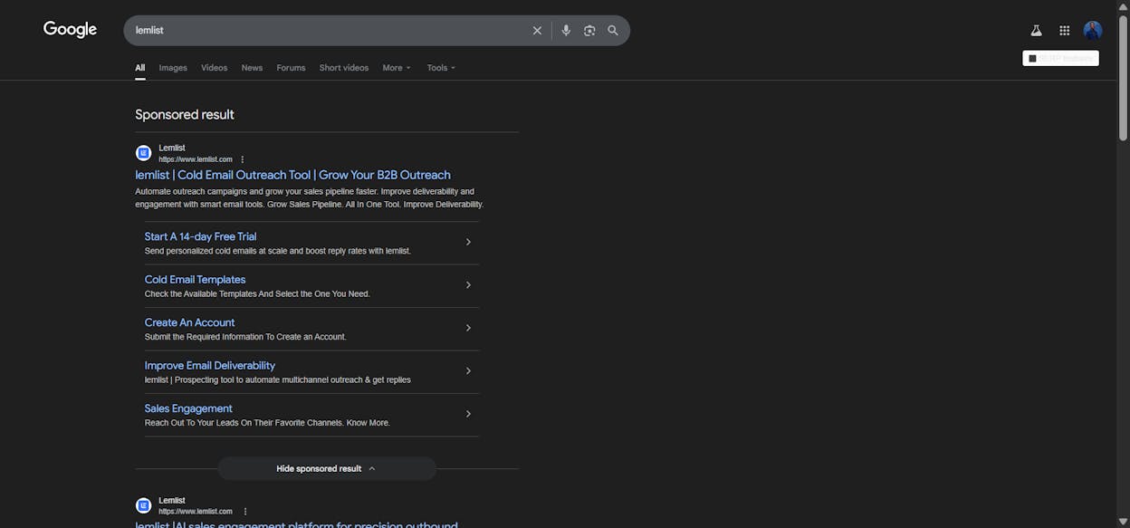 [Screenshot description: A Google search result for a SaaS brand showing a benefit-driven tagline in the meta description, not a feature list]