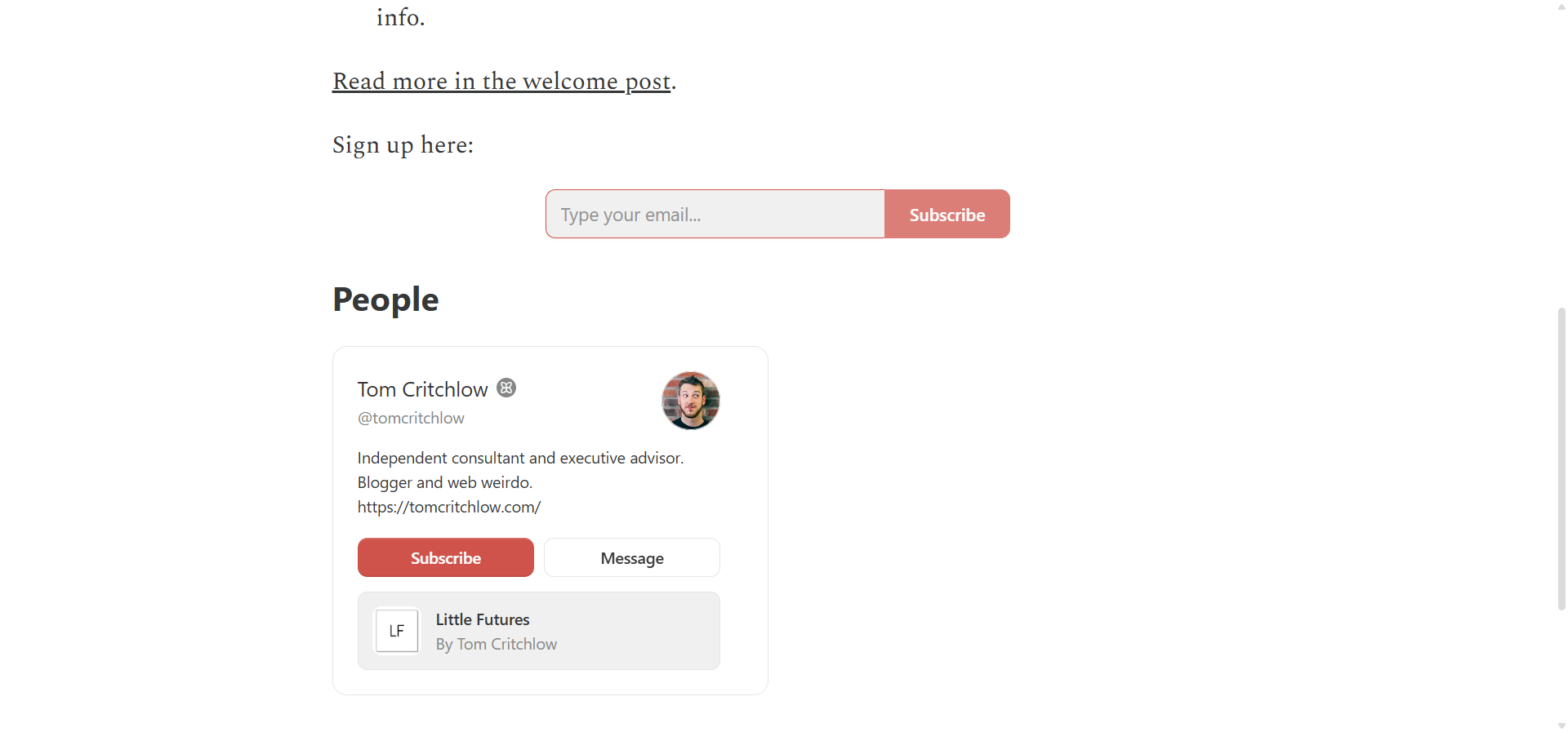 [Screenshot of The SEO MBA newsletter showing the leadership-focused content]