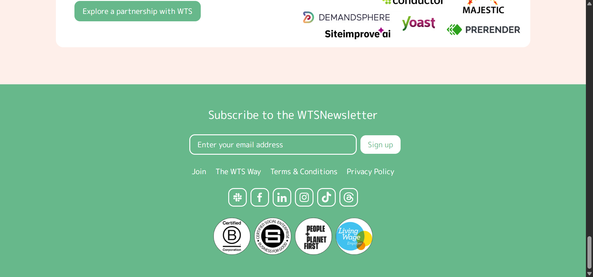 [Screenshot of the Women in Tech SEO newsletter]