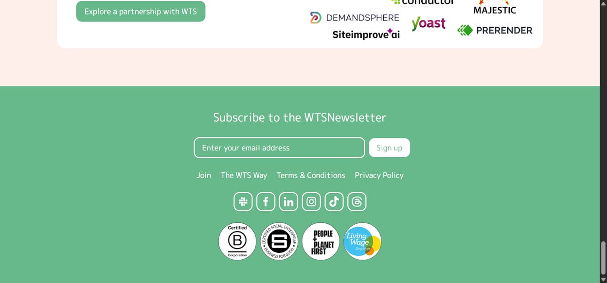 [Screenshot of the Women in Tech SEO newsletter]