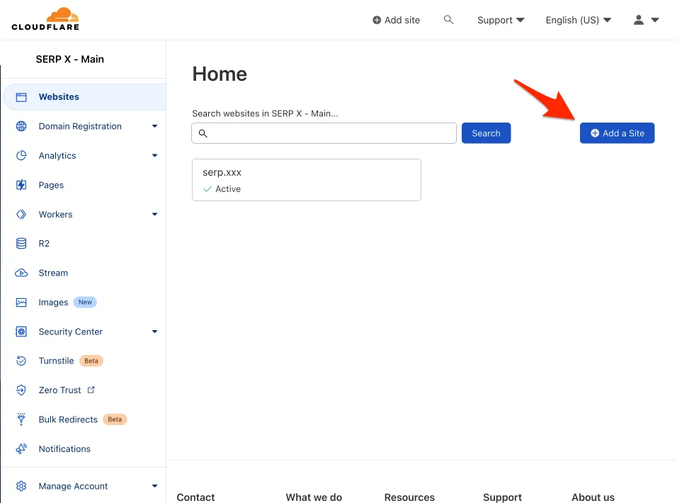 [Screenshot: Cloudflare Page Rules interface showing a 301 forwarding URL rule being configured]
