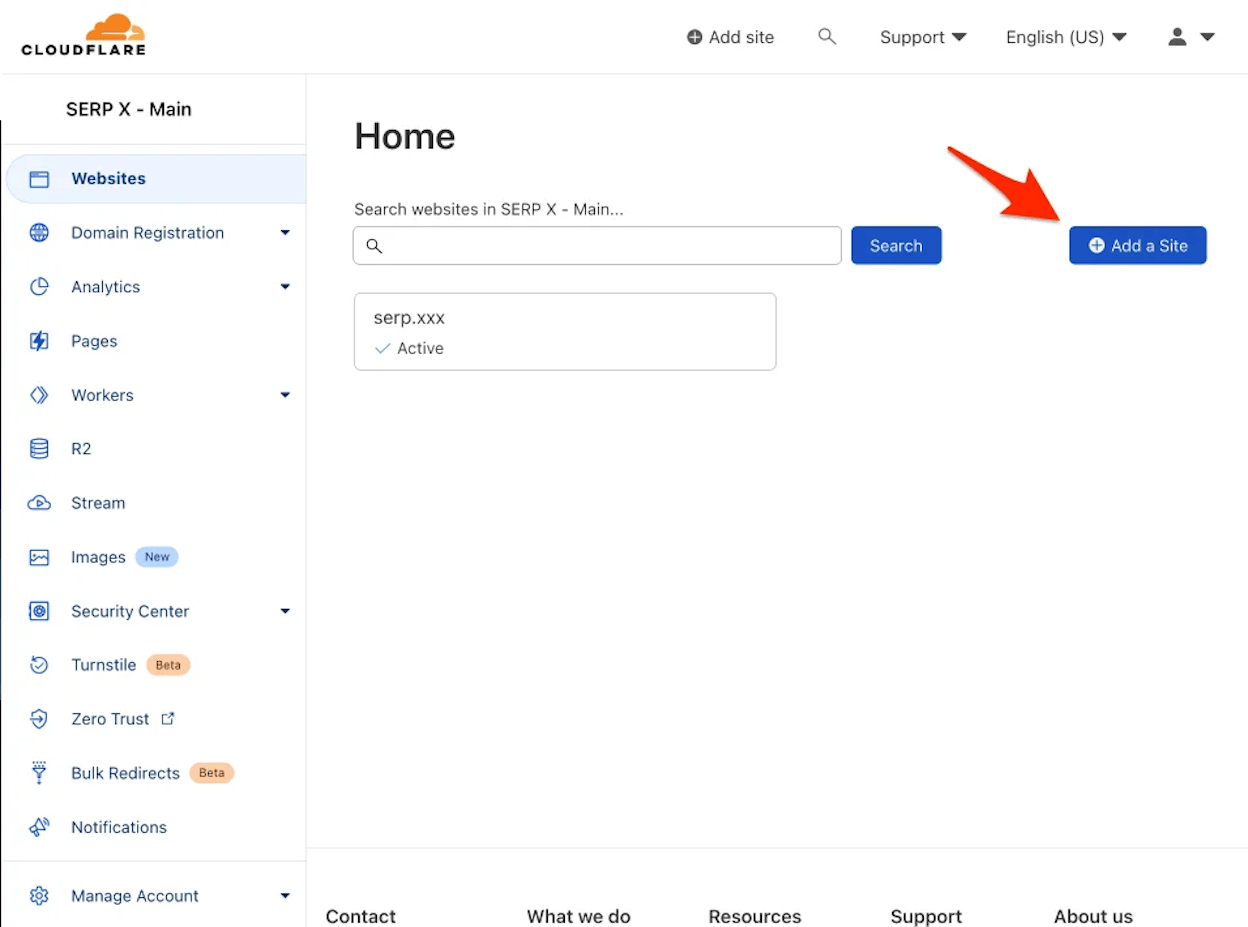 [Screenshot: Cloudflare Page Rules interface showing a 301 forwarding URL rule being configured]