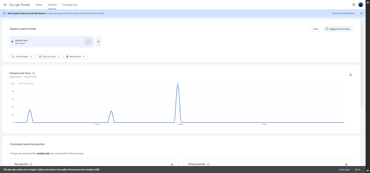 [Screenshot of Google Trends showing search interest over time for your product term, with a visible uptick after campaign launch]