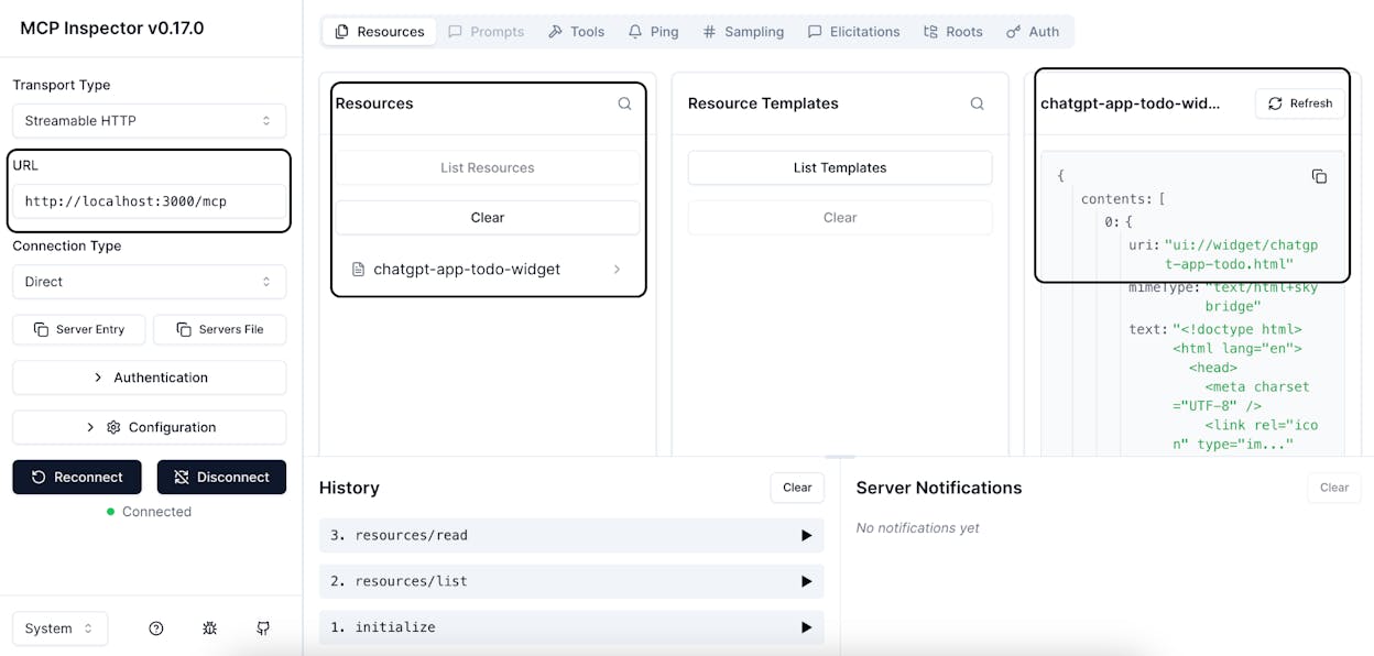 [Screenshot: The AlsoAsked MCP returning a People Also Ask tree inside ChatGPT, with parent questions and nested follow-ups]