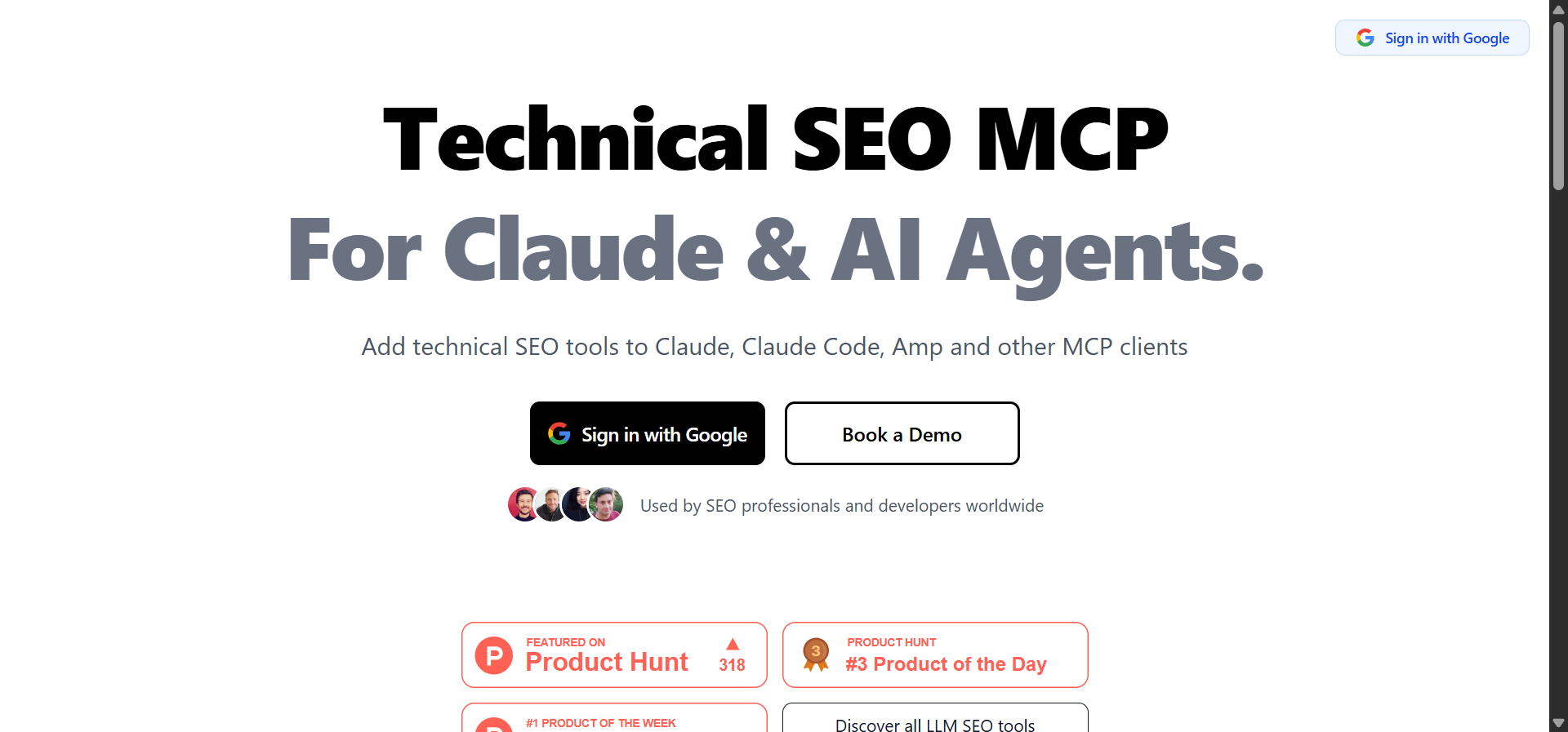 [Screenshot: A Technical SEO MCP output inside ChatGPT showing crawl results, Core Web Vitals scores, and AI crawler accessibility status]