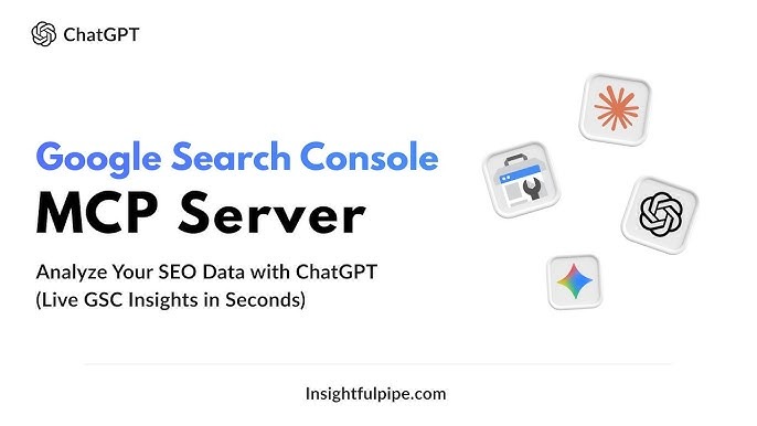 [Screenshot: A Google Search Console MCP output inside ChatGPT showing a structured table of declining queries with impression and CTR change columns]