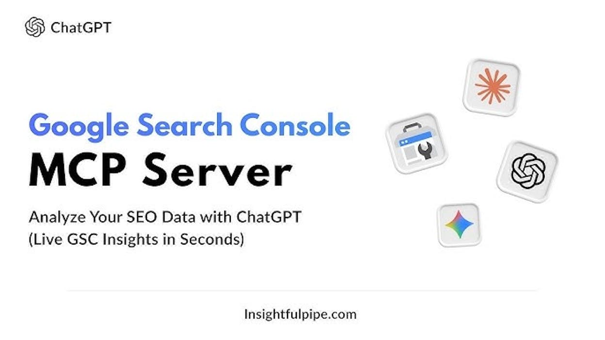 [Screenshot: A Google Search Console MCP output inside ChatGPT showing a structured table of declining queries with impression and CTR change columns]