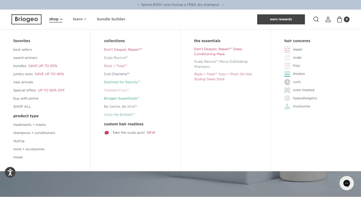 [Screenshot: example of a clean website navigation bar showing labels like &ldquo;Services,&rdquo; &ldquo;Products,&rdquo; &ldquo;Pricing,&rdquo; &ldquo;Blog,&rdquo; &ldquo;About,&rdquo; and &ldquo;Contact&rdquo;]