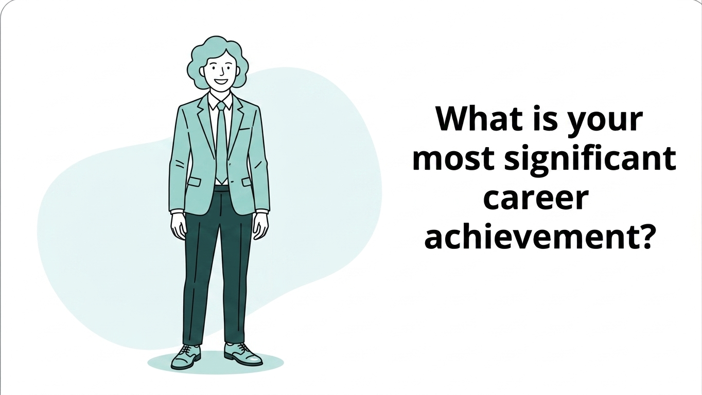 What is your most significant career achievement?