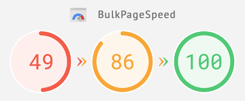 What is a bulk PageSpeed Insights website speed test?