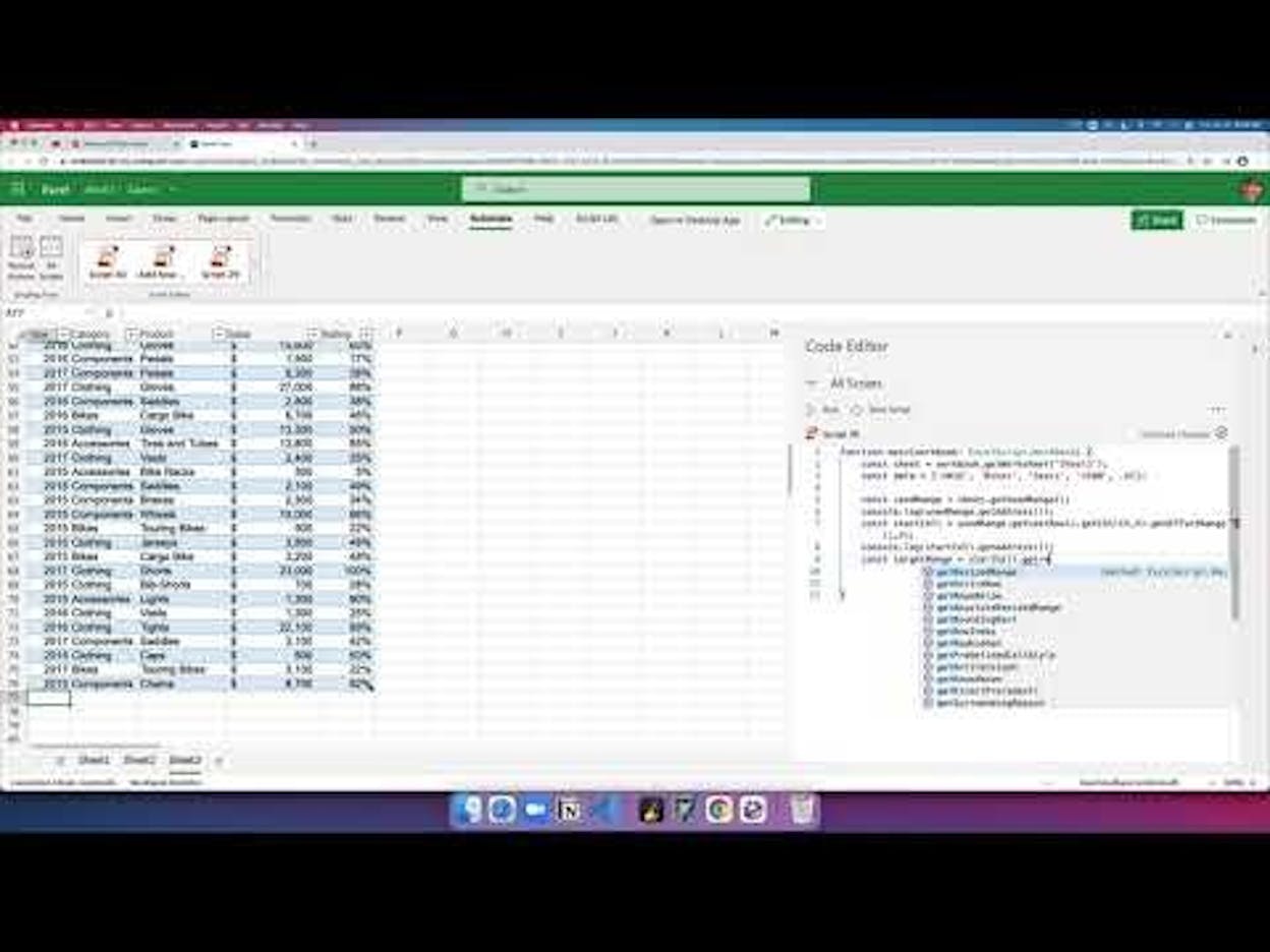 Sheet populating row by row as the script runs