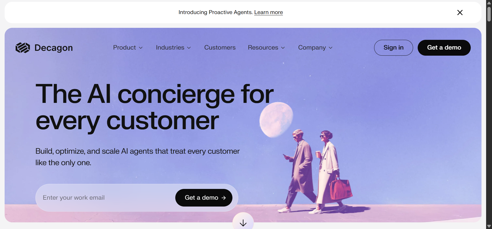 Decagon branded search growth chart from Ahrefs or SimilarWeb