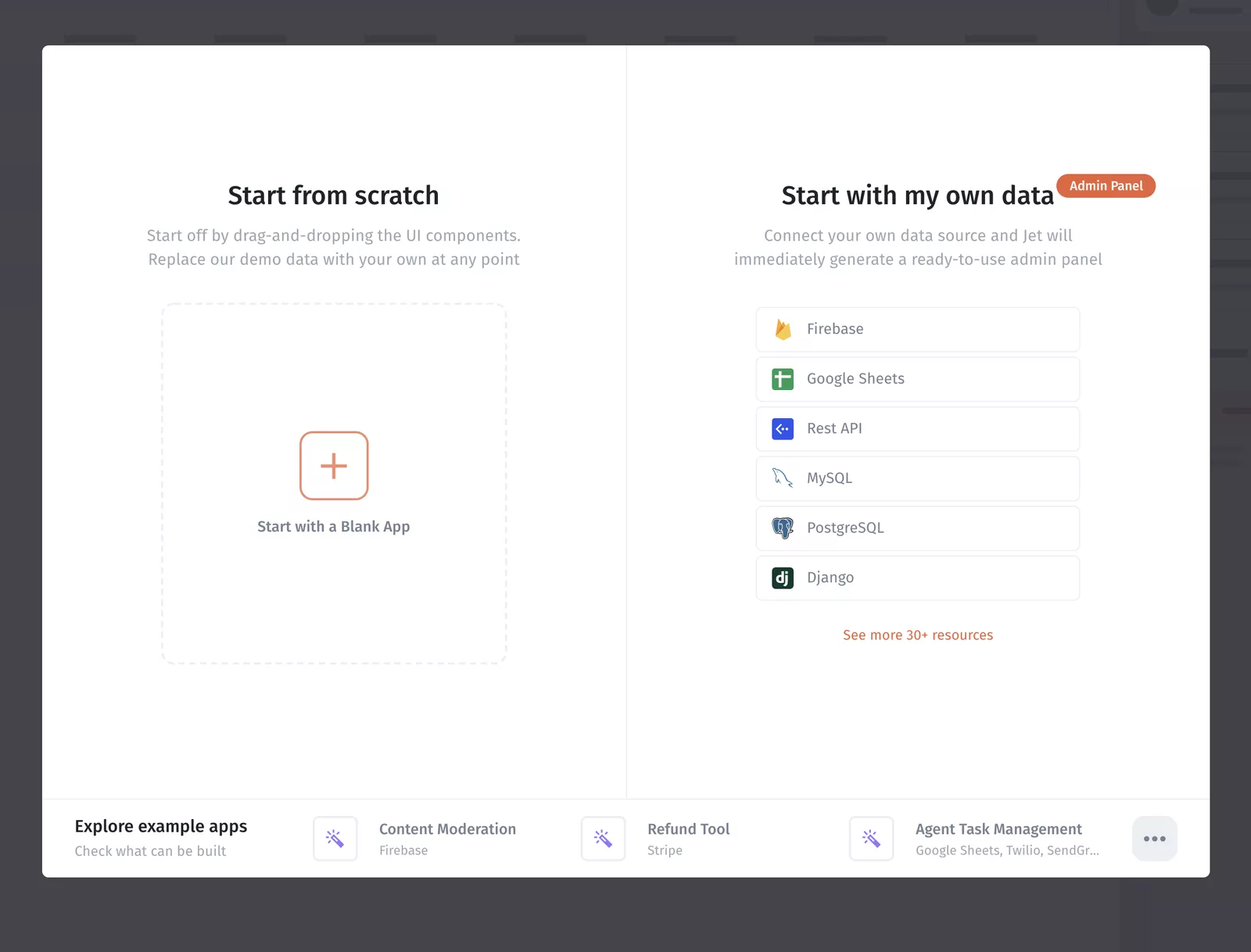 an example empty state from a SaaS product showing a pre-filled sample dataset and a clear next-step CTA