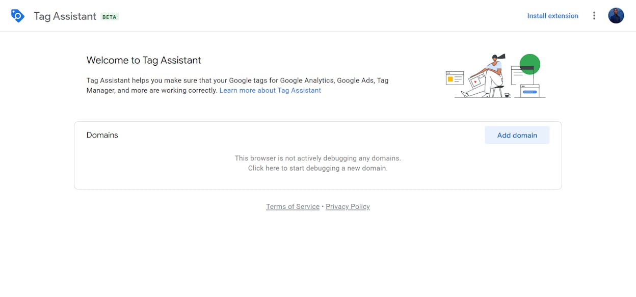[Screenshot of Tag Assistant showing a successful GA4 tag fire with green checkmarks]
