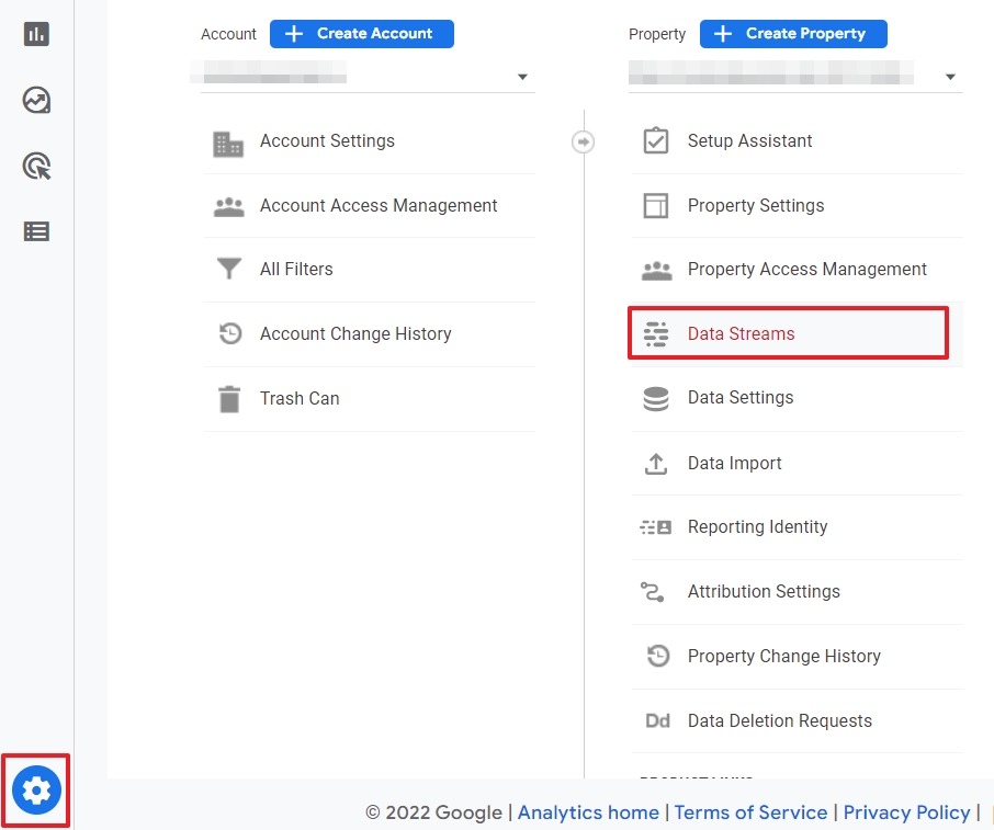 [Screenshot of the Enhanced Measurement settings panel in GA4]
