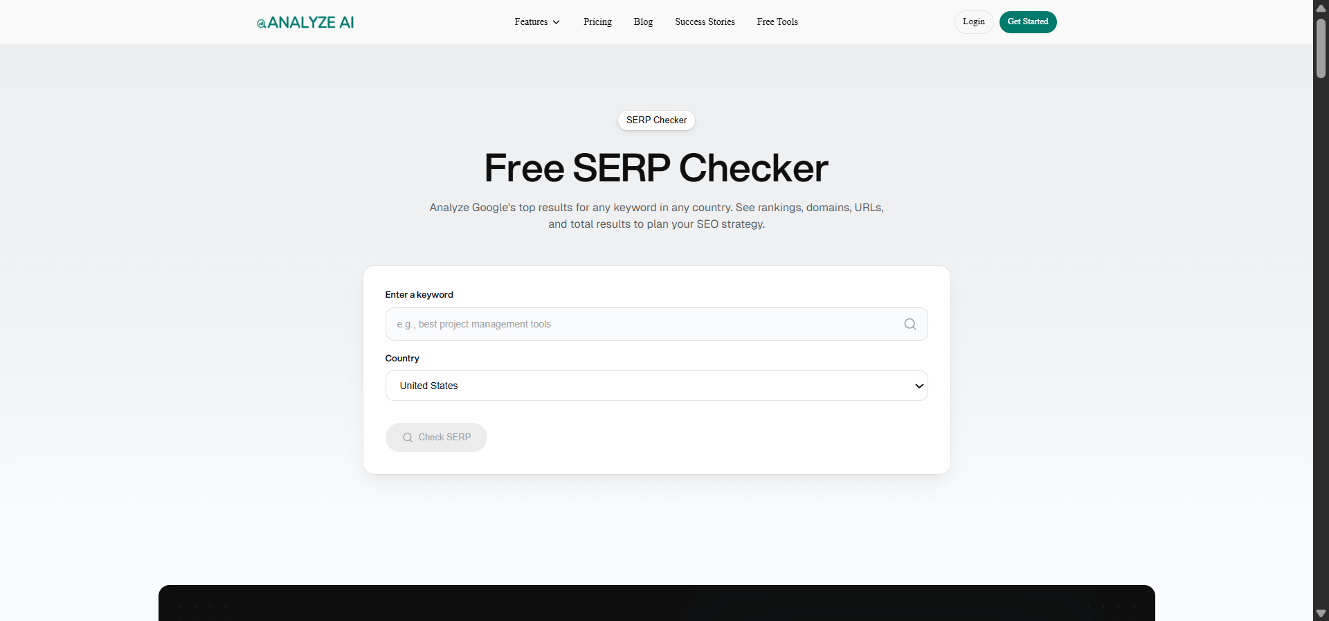 SERP checker