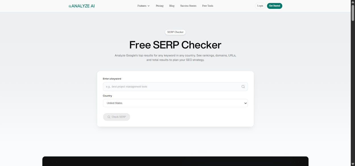 SERP checker