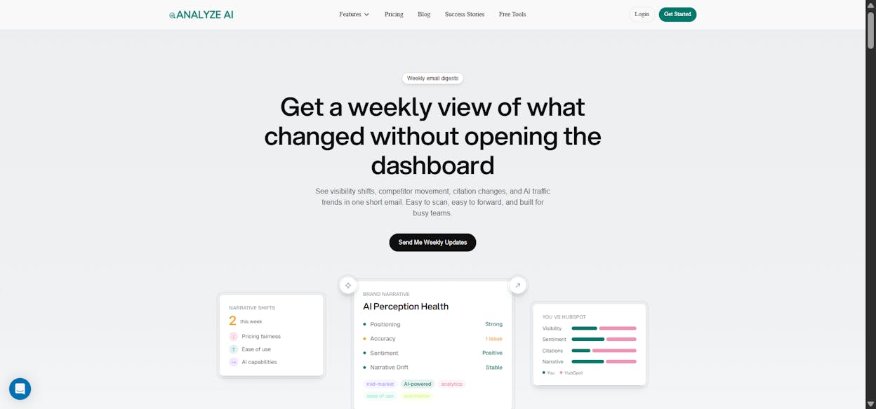 Weekly Email Digests