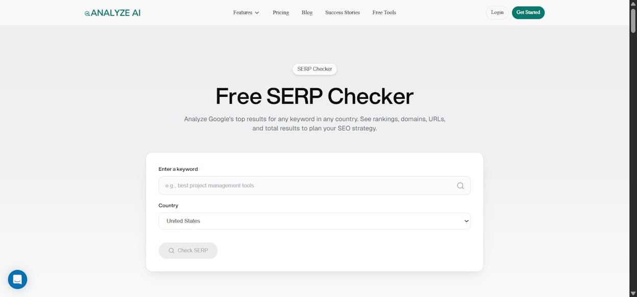 SERP checker