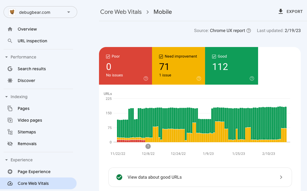 PageSpeed Insights report showing Core Web Vitals scores and opportunities