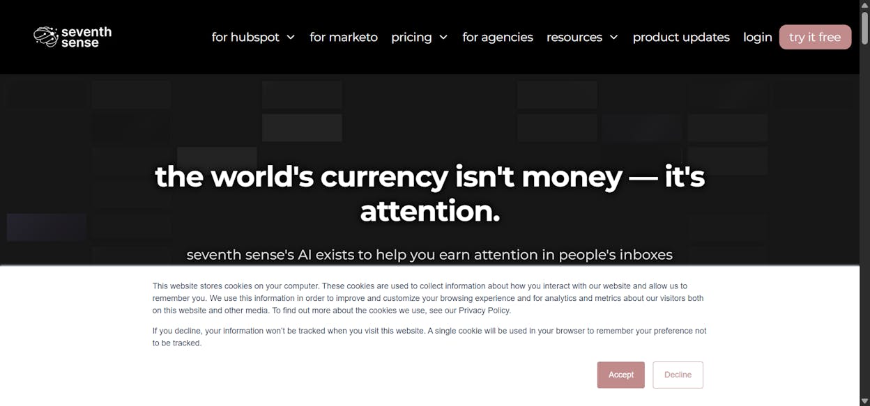 Seventh Sense is best for B2B marketers running high-volume email campaigns on HubSpot or Marketo.
