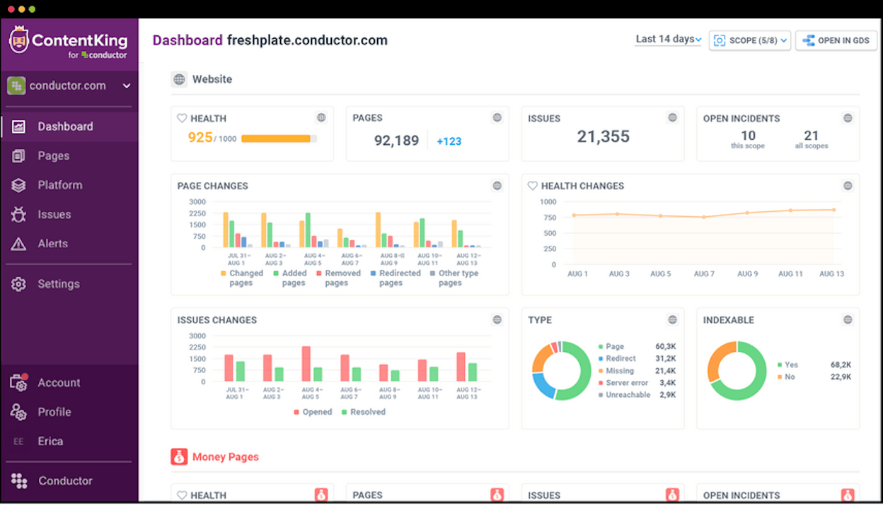 Conductor&rsquo;s enterprise dashboard