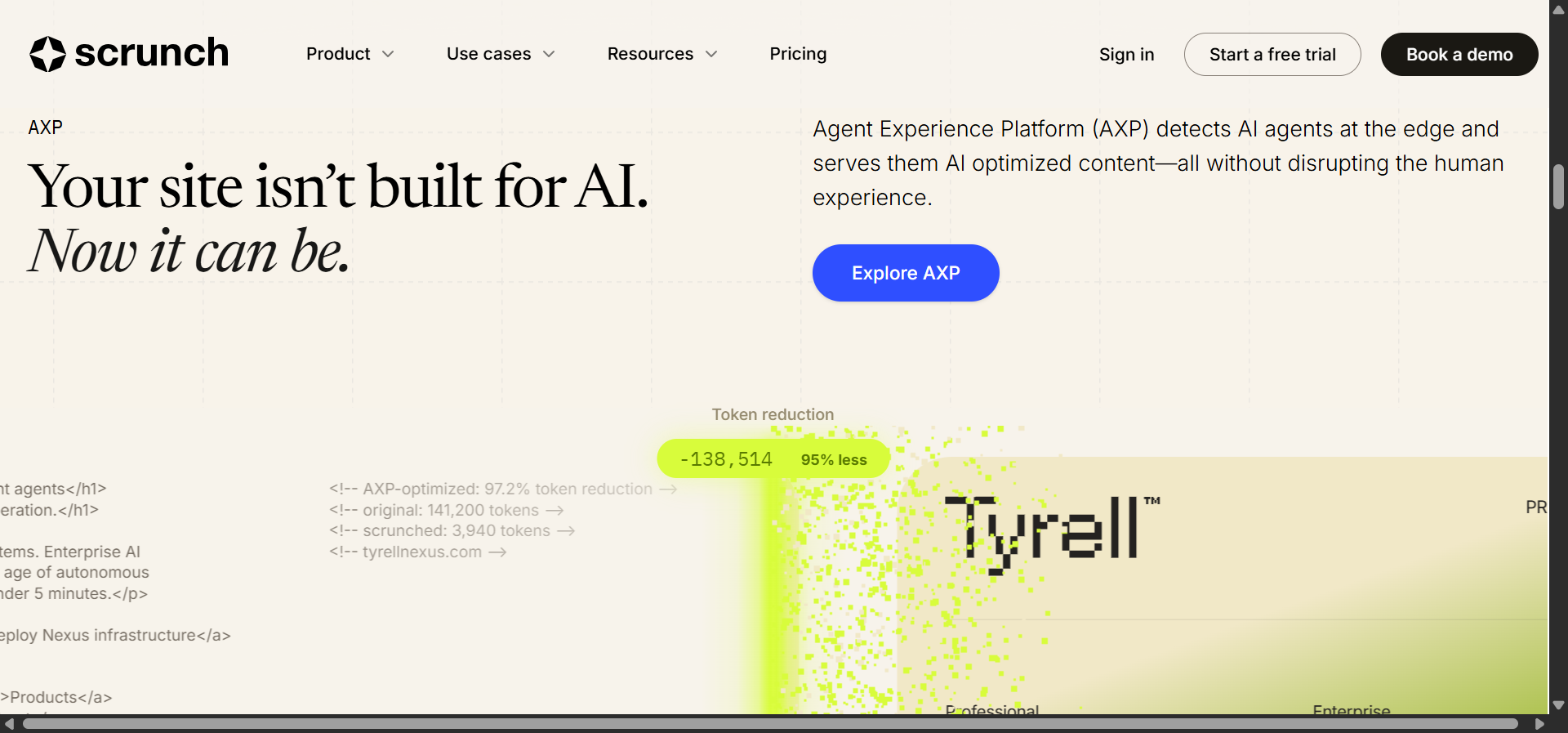 Scrunch AI: for enterprise governance and reputation risk
