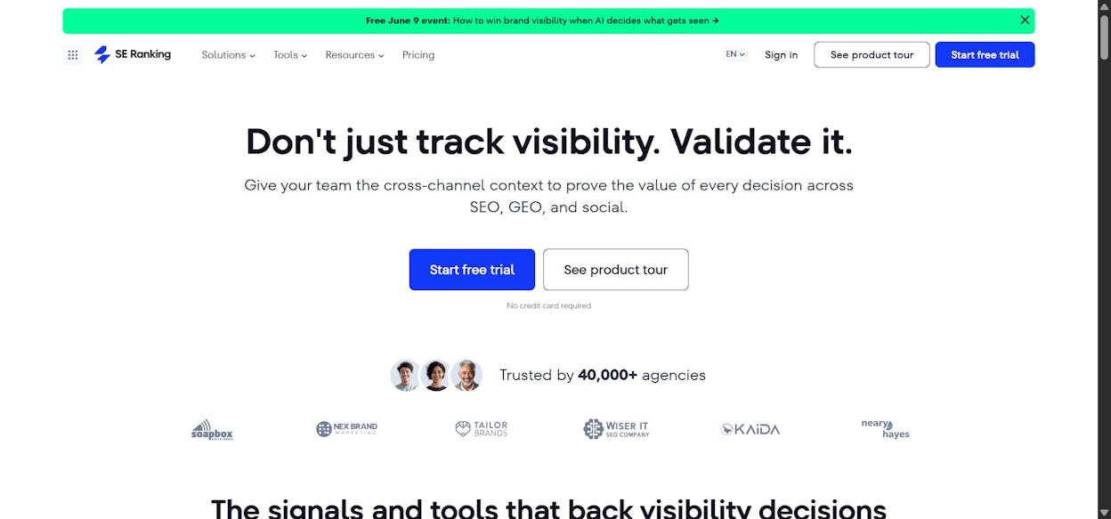 SE Ranking AI Overviews Tracker: for teams already in SE Ranking