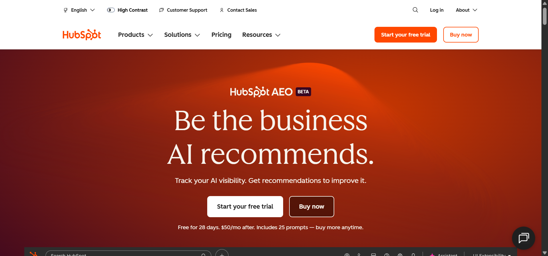 What Is HubSpot AEO?
