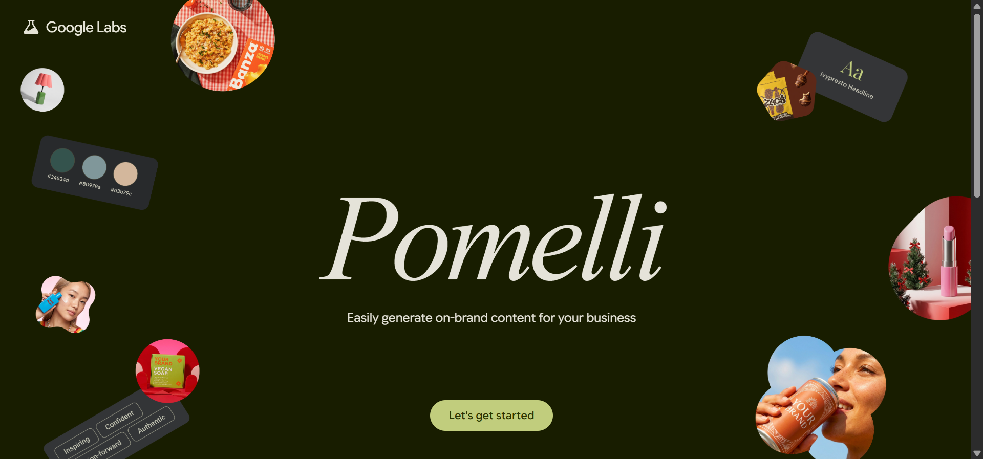 Pomelli is a free Google Labs experiment that creates a “Business DNA” from your website URL, then generates branded social media posts and ad creatives