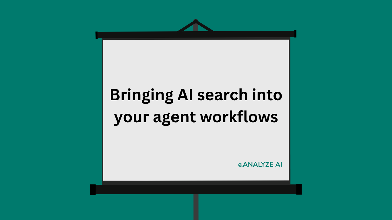Bringing AI search into your agent workflows