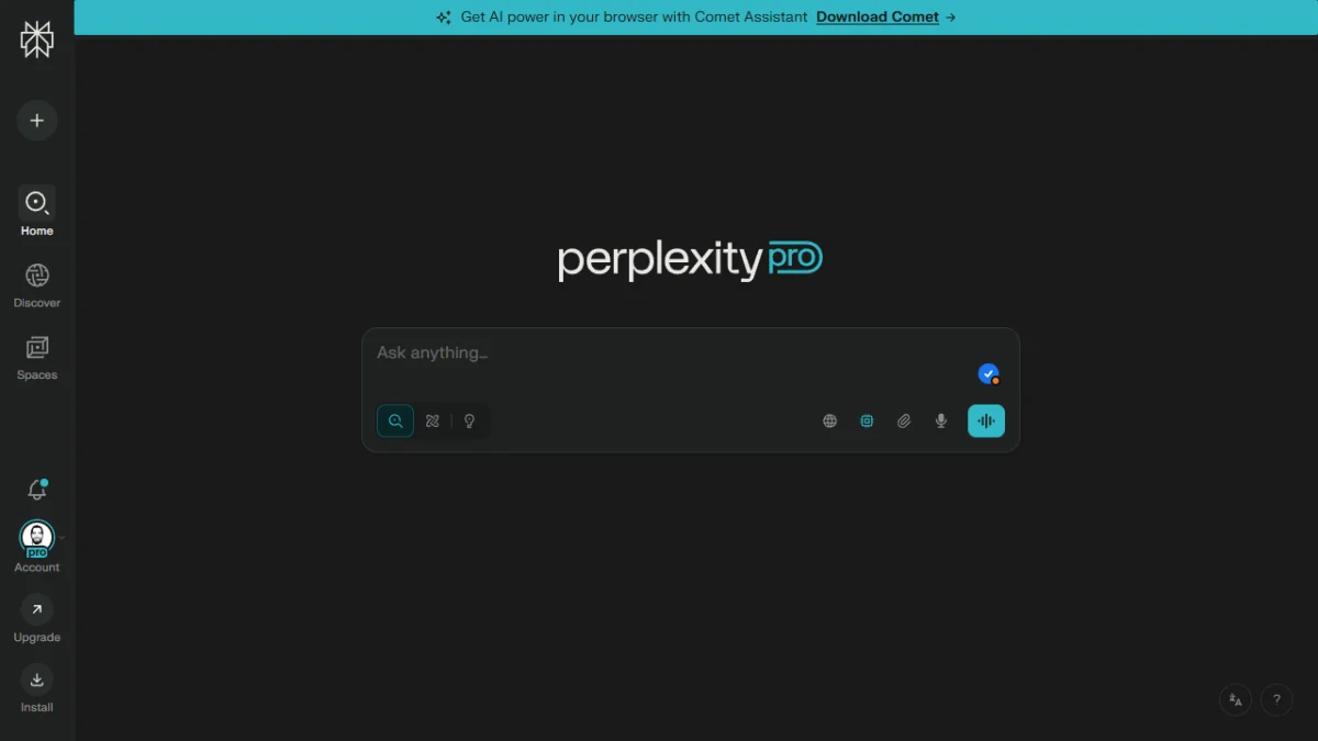 Perplexity Computer&rsquo;s interface showing a multi-step research project running with parallel sub-agents