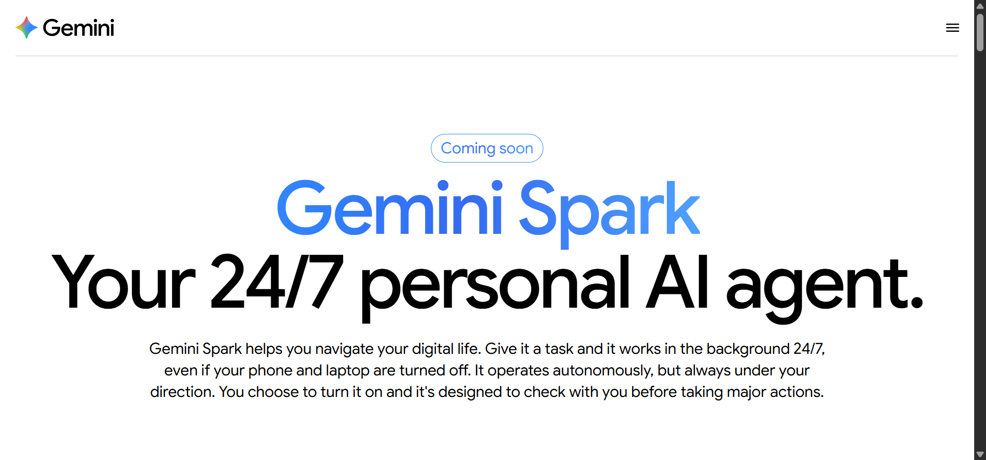 Google Gemini Agent interface showing multi-step task execution with Gmail, Calendar, and Drive integration