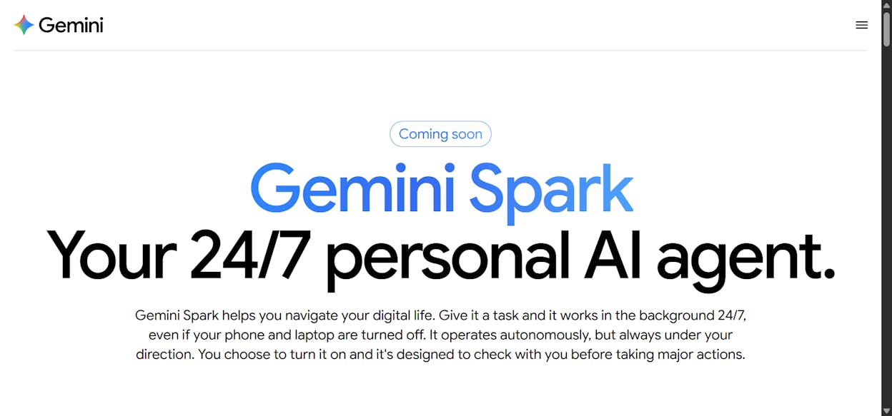 Google Gemini Agent interface showing multi-step task execution with Gmail, Calendar, and Drive integration