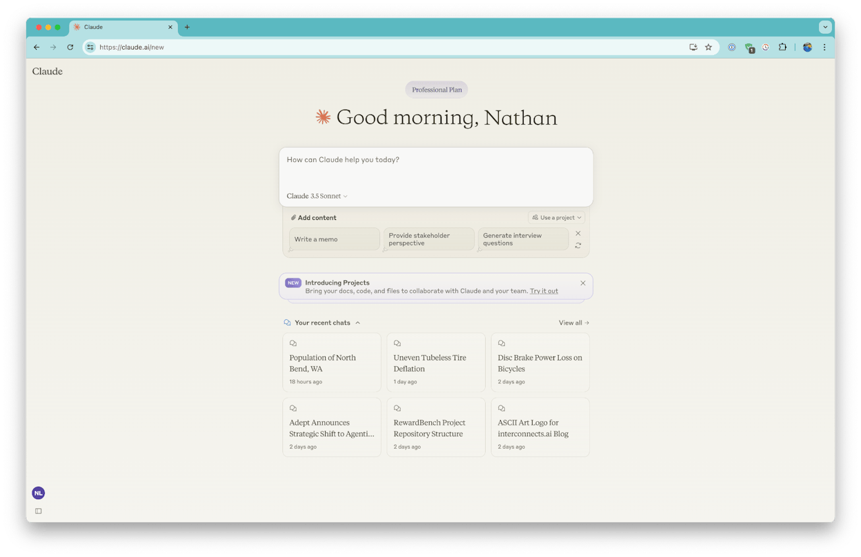 Claude : Best for Ad-hoc page analysis and one-off scraping tasks with zero setup.