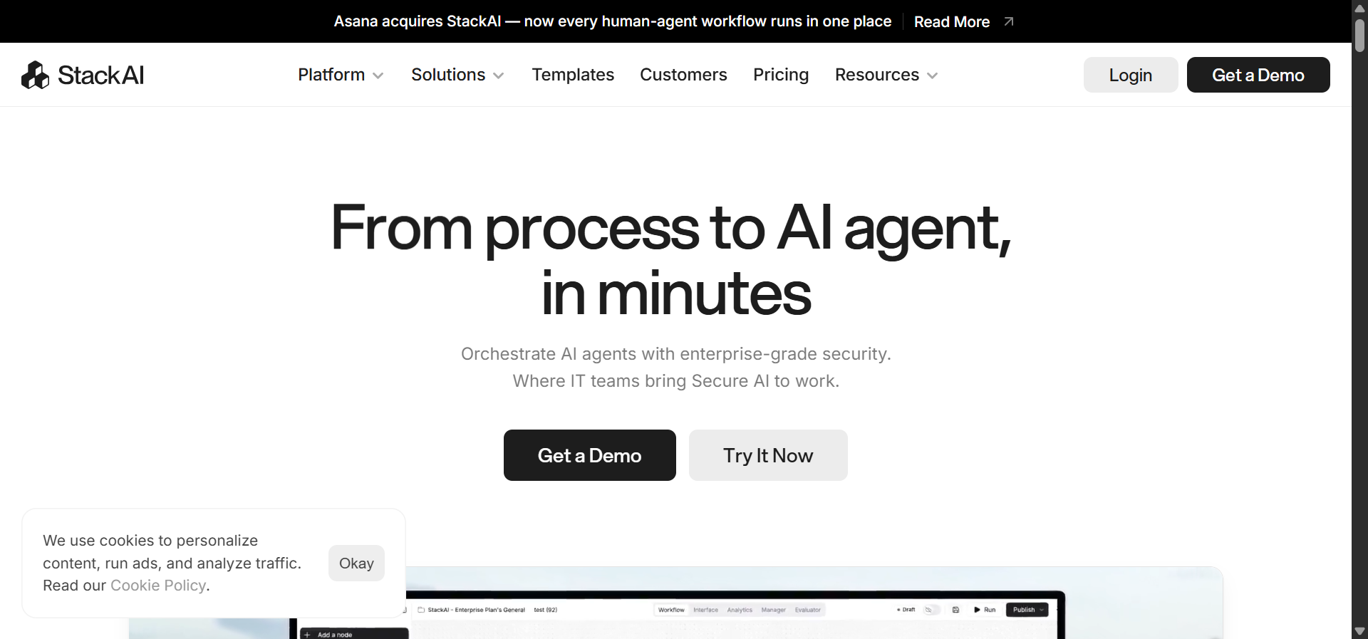 StackAI&rsquo;s drag-and-drop workflow builder