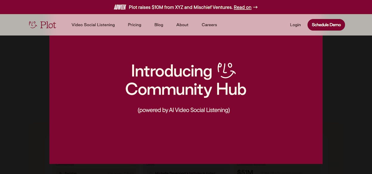 Plot’s community hub showing UGC content management