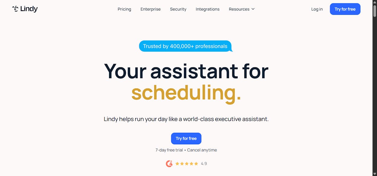 Lindy AI: Best for Sales operations and customer support automation